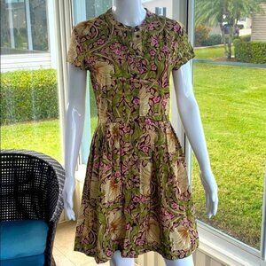 H&M - Short Sleeve Floral Dress - size small